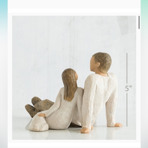 Demdaco Willow Tree Father and Daughter Figurine - Picture 2 of 4